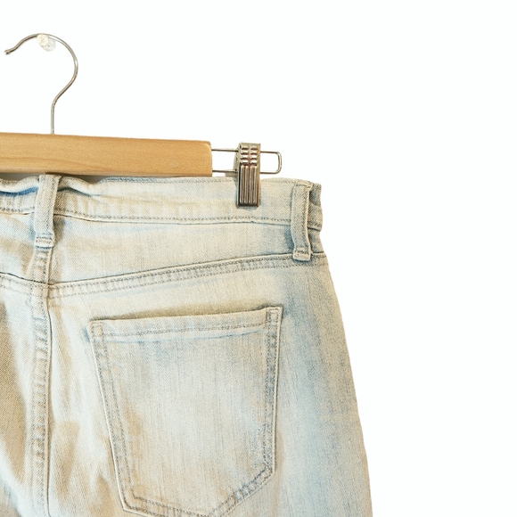 Vintage Old Navy Distressed Boyfriend‎ Denim Jeans Light Wash Size 6 Tall Long - Picture 5 of 13